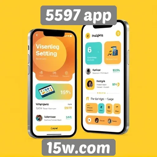 Análise da interface do usuário do site 5597 app