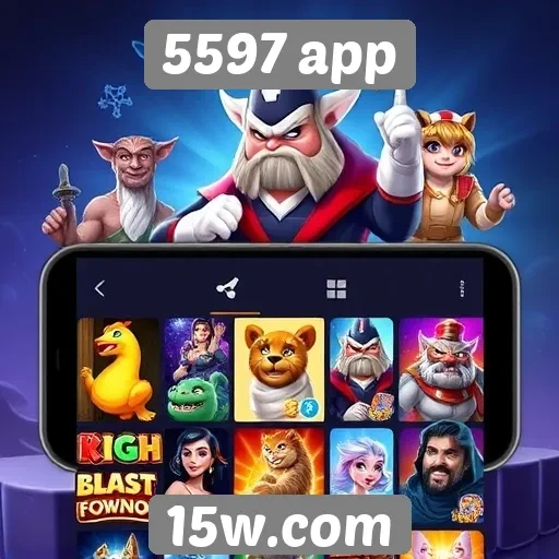 5597 app se destaca pela variedade de jogos disponíveis